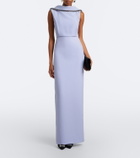 Roland Mouret Embellished crêpe gown