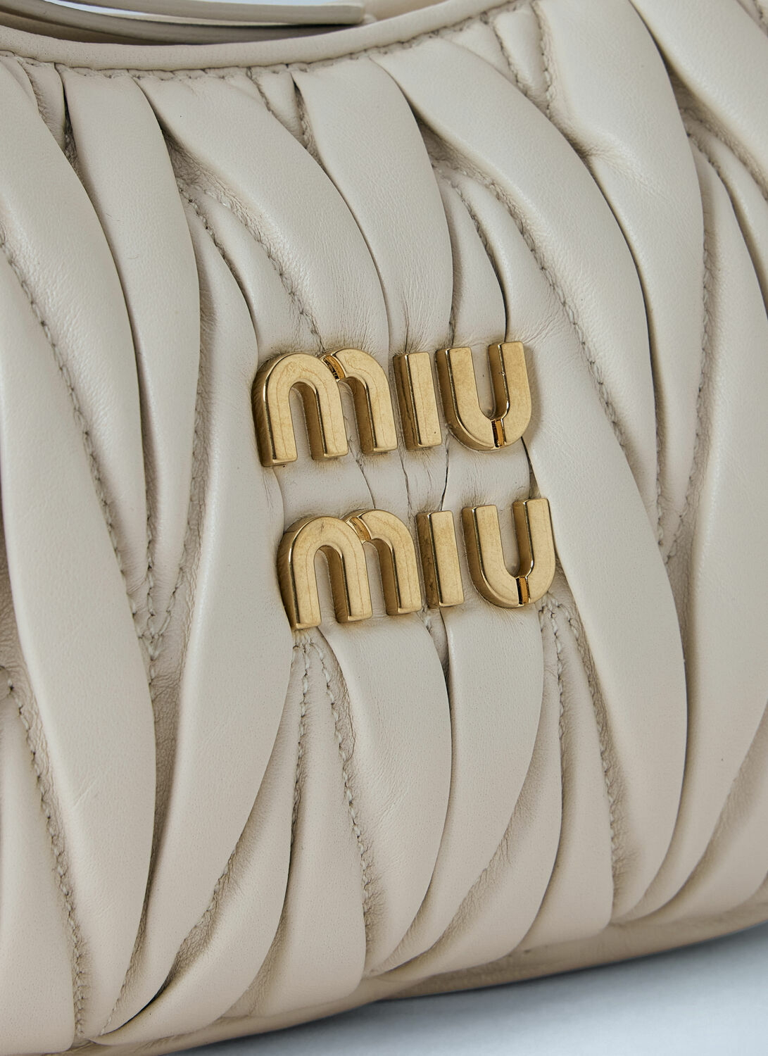 Miu Miu Small Wander Matelassé Hobo Bag