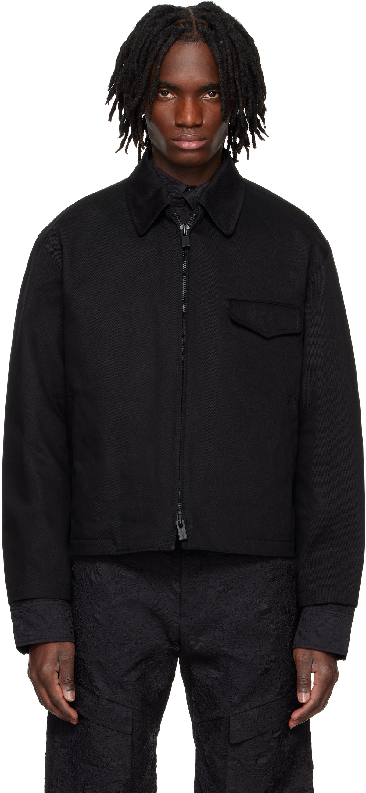 ジャケット・アウター Y's for men 2026 SS KATSURAGI JACKET KATSURAGI JACKET WITH RIGHT-SIDE CHANGE POCKET(S Black): Y's for