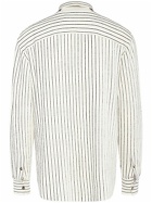 BOTTEGA VENETA - Pinstripe Knitted Linen Shirt