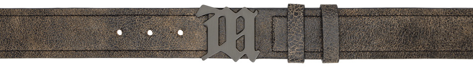 MISBHV Taupe Cracked Belt