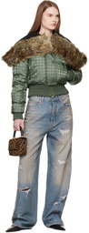 AMIRI Green MA Quad Hooded Jacket