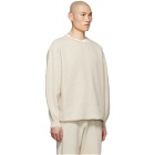 Homme Plisse Issey Miyake Off-White Rustic Knit Sweater