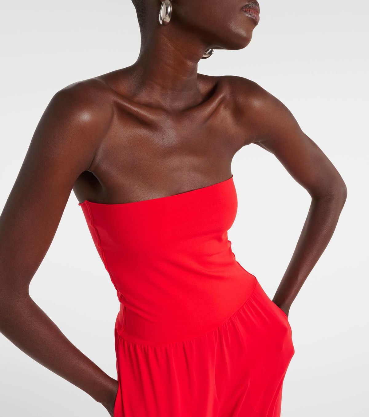 Eres Dao strapless maxi dress