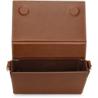 AMI Alexandre Mattiussi Brown Small Box Bag