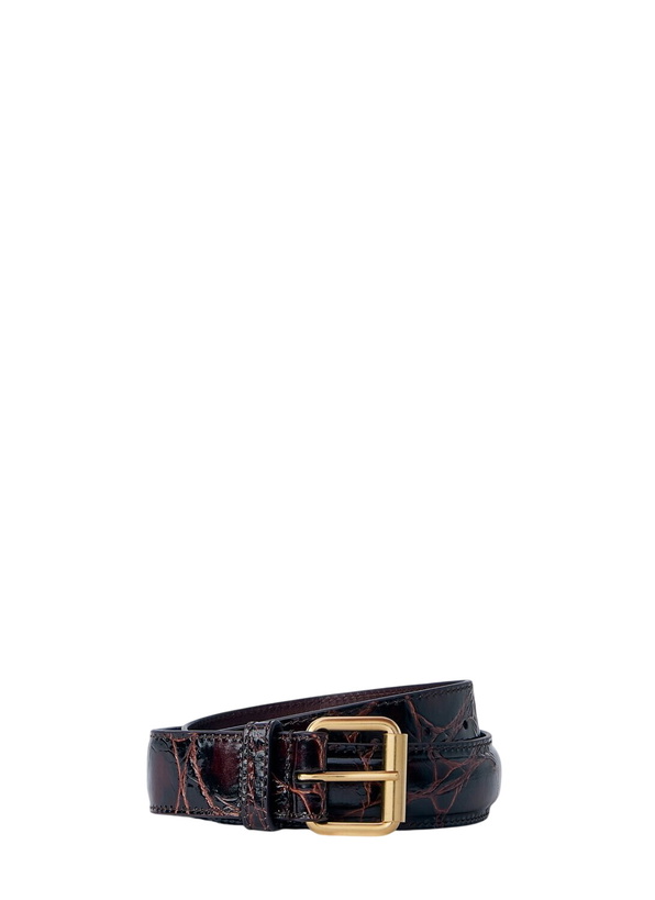 Photo: Dries Van Noten Embossed Leather Belt
