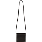Balenciaga Black Nappa Logo Strap Wallet