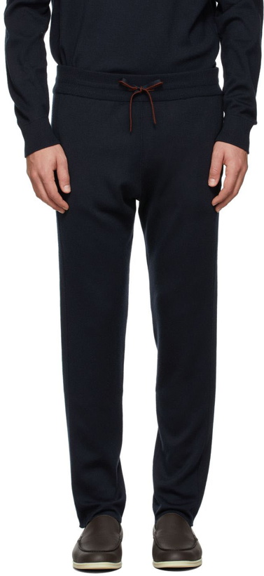 Photo: Loro Piana Navy Balfour Lounge Pants