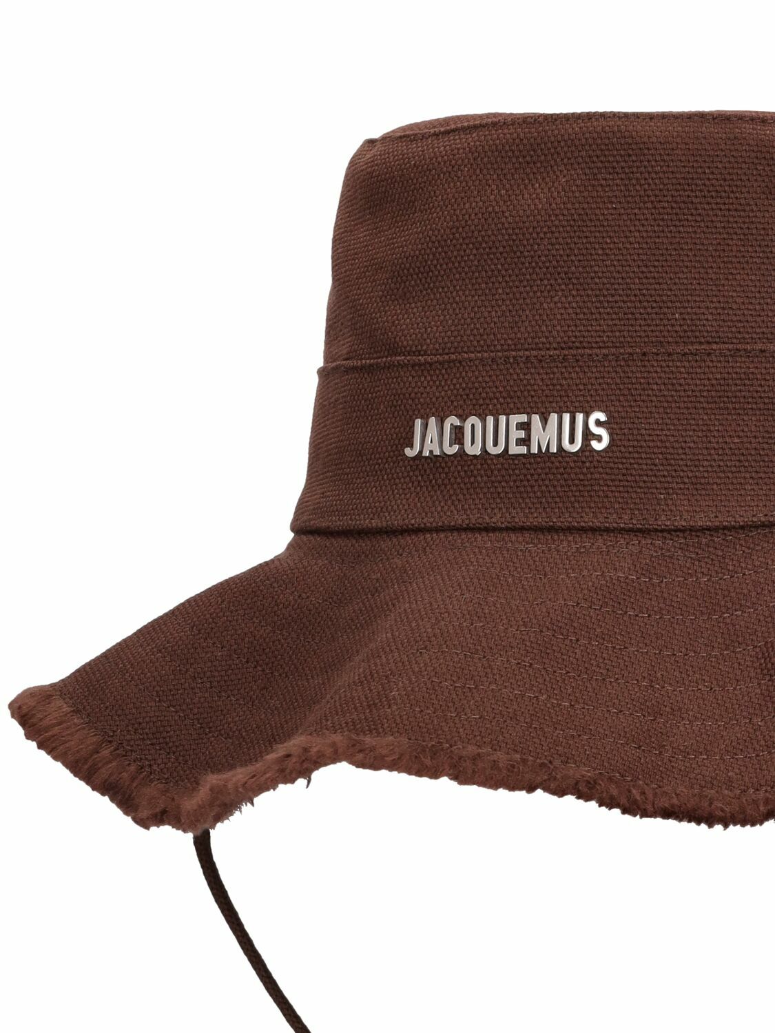 ハット JACQUEMUS Bordado Bucket Hat - Jacquemus - Brown - Cotton 3700943249326_MAIN_8bf5e9dd6d_