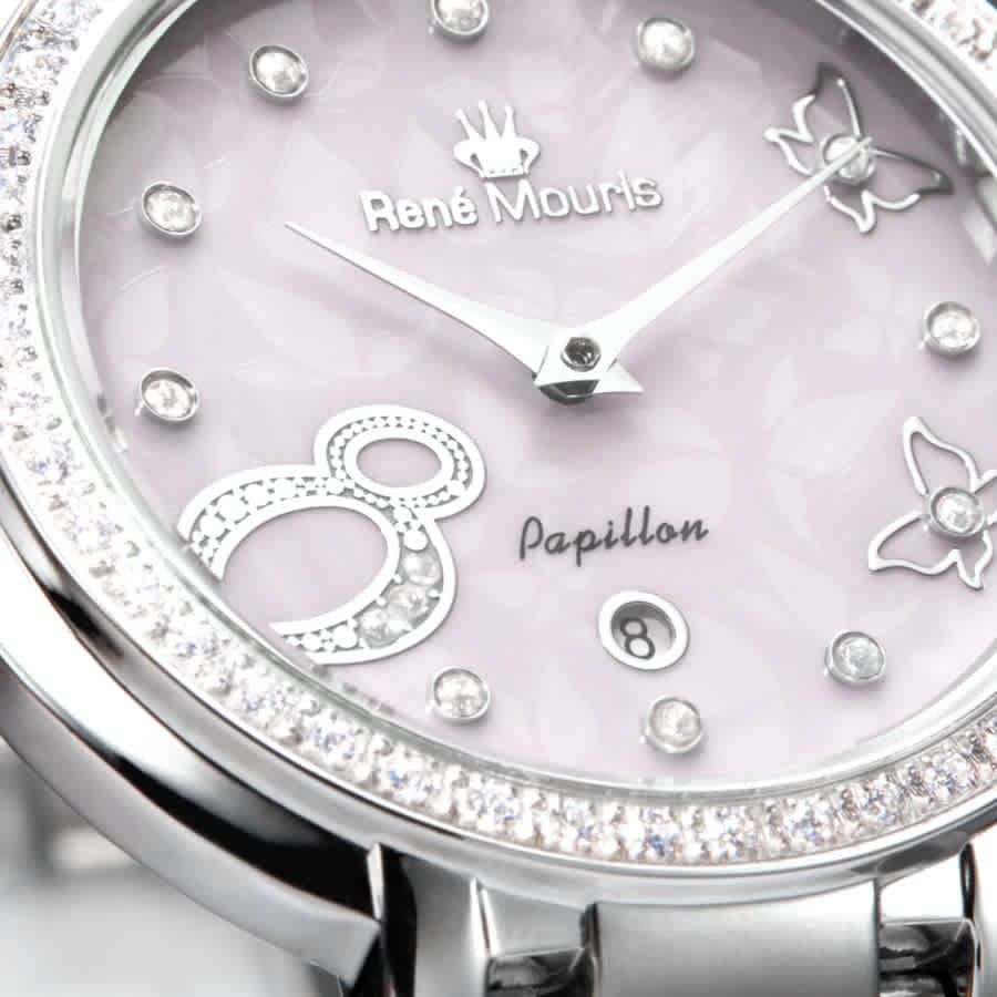 Rene Mouris Papillon Mother of Pearl Dial Ladies Watch 50111RM3