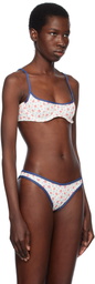 Frankies Bikinis Off-White Cola Underwire Bikini Top