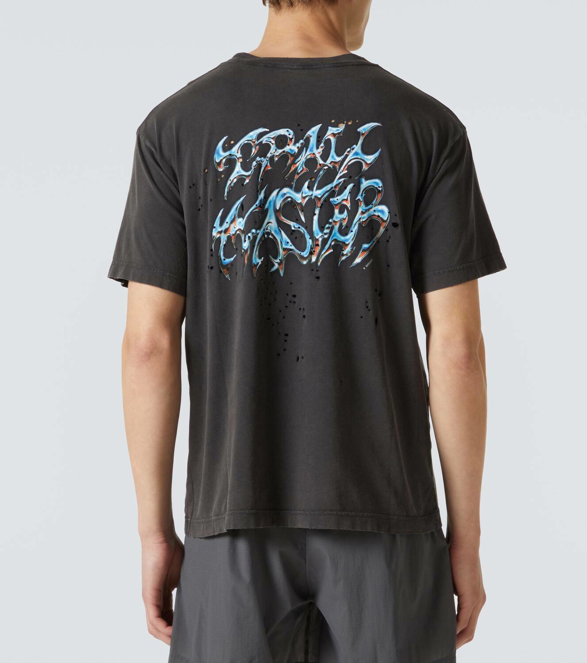 Satisfy MothTech printed cotton jersey T-shirt