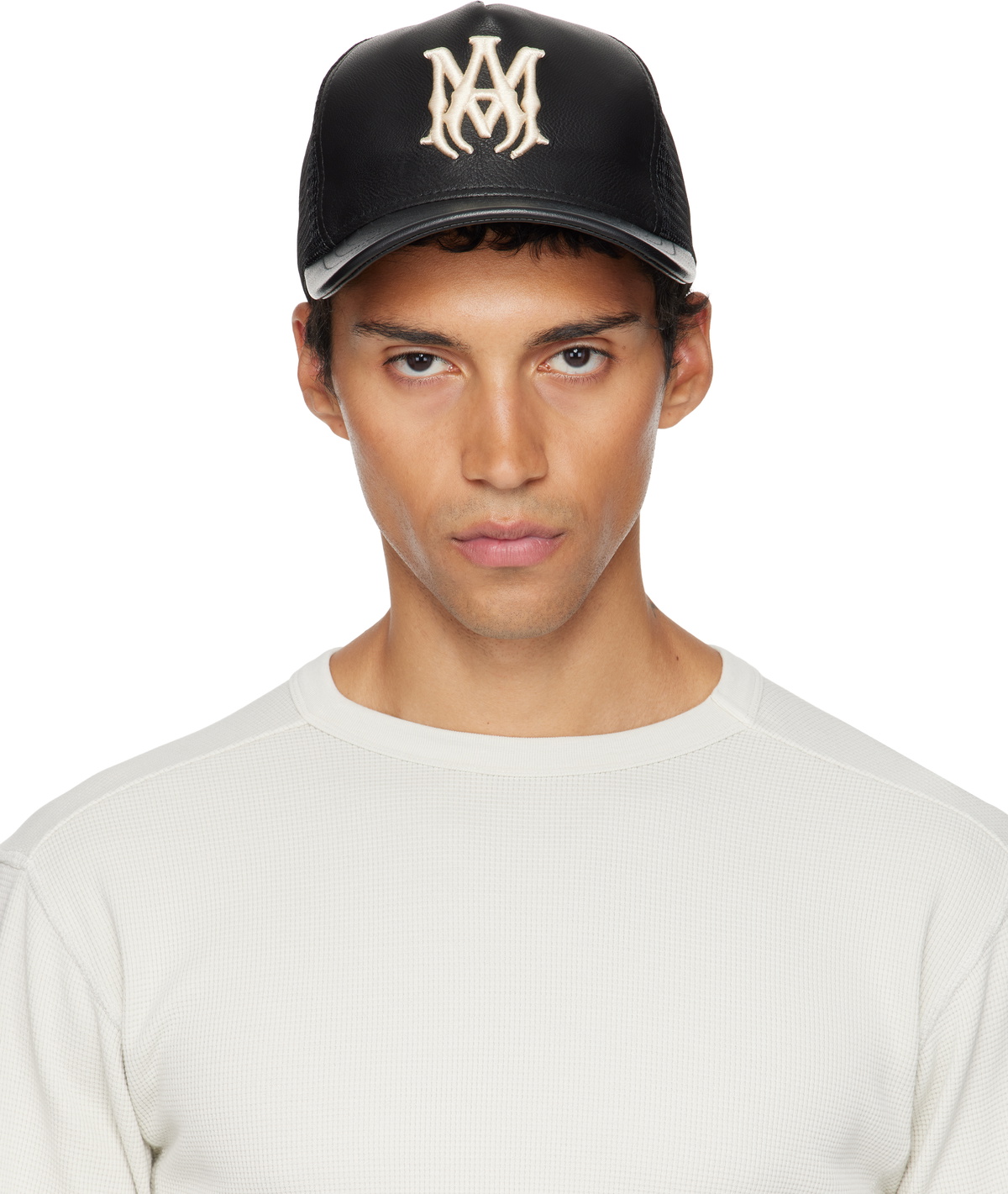 AMIRI Black Arts Stencil Trucker Cap Amiri