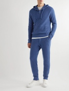 Polo Ralph Lauren - Waffle-Knit Cashmere Hoodie - Blue