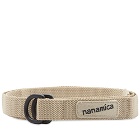 Nanamica Men's Tech Belt in Beige