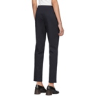 Jil Sander Navy Navy Stretch Gabardine Trousers