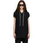 Rick Owens Black Tower Hoodie