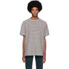 Norse Projects Off-White Textured Stripe Johannes T-Shirt