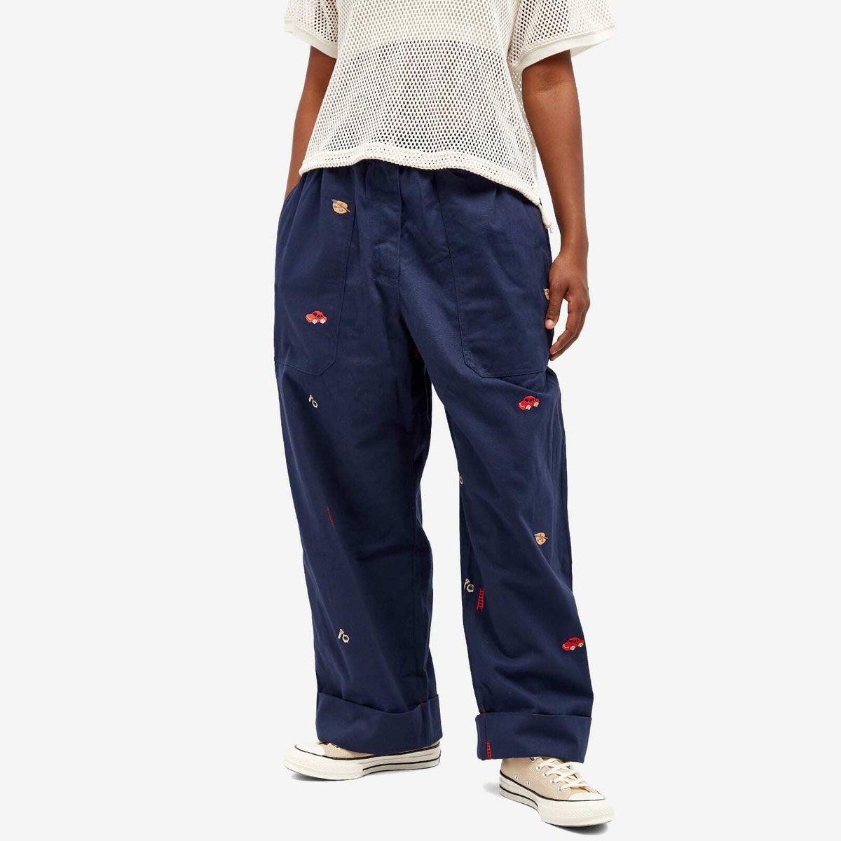 L.F. Markey Women's Beckett Trouser in Navy