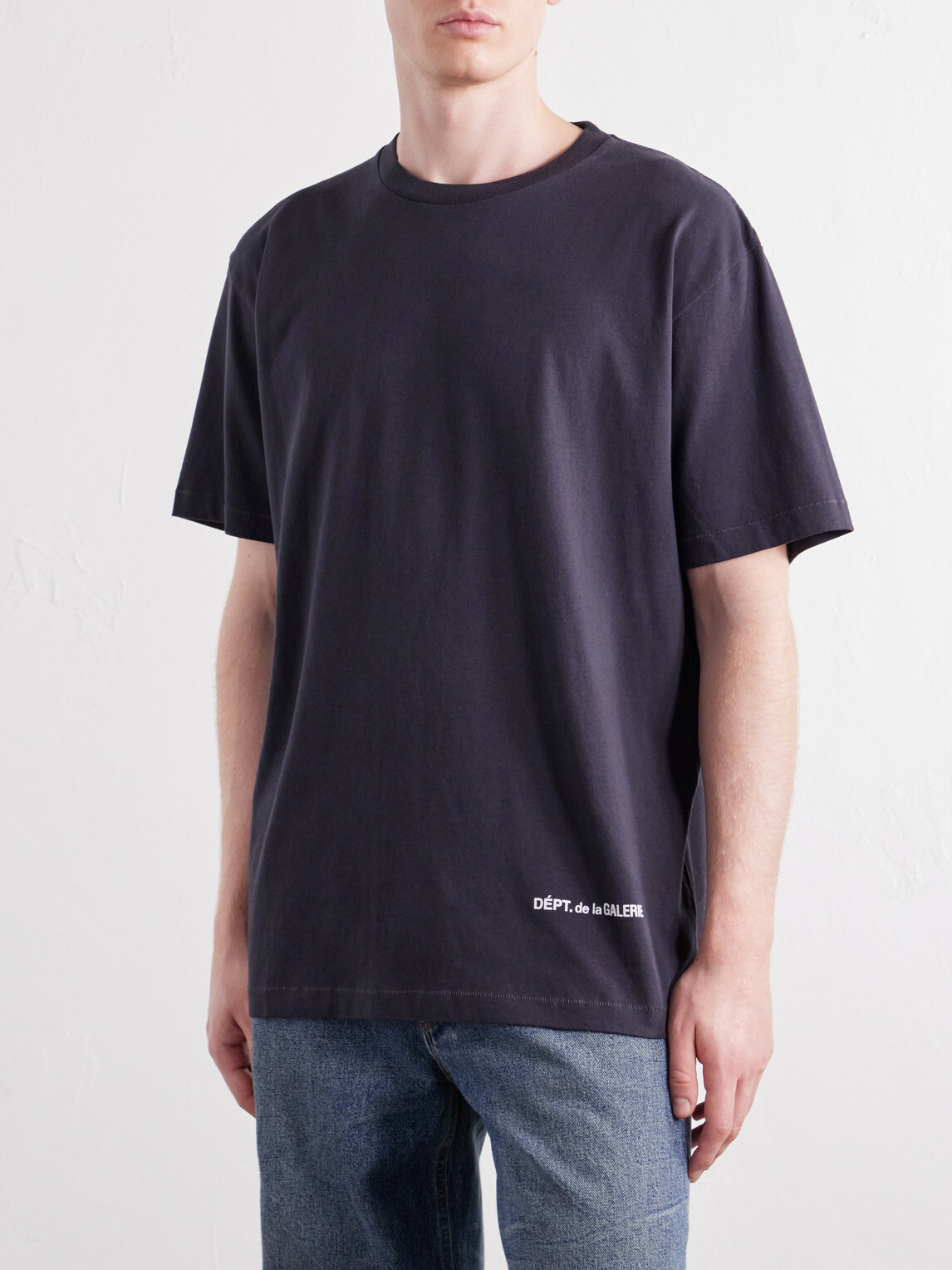Gallery Dept. - Logo-Appliqué Cotton-Jersey T-Shirt - Blue