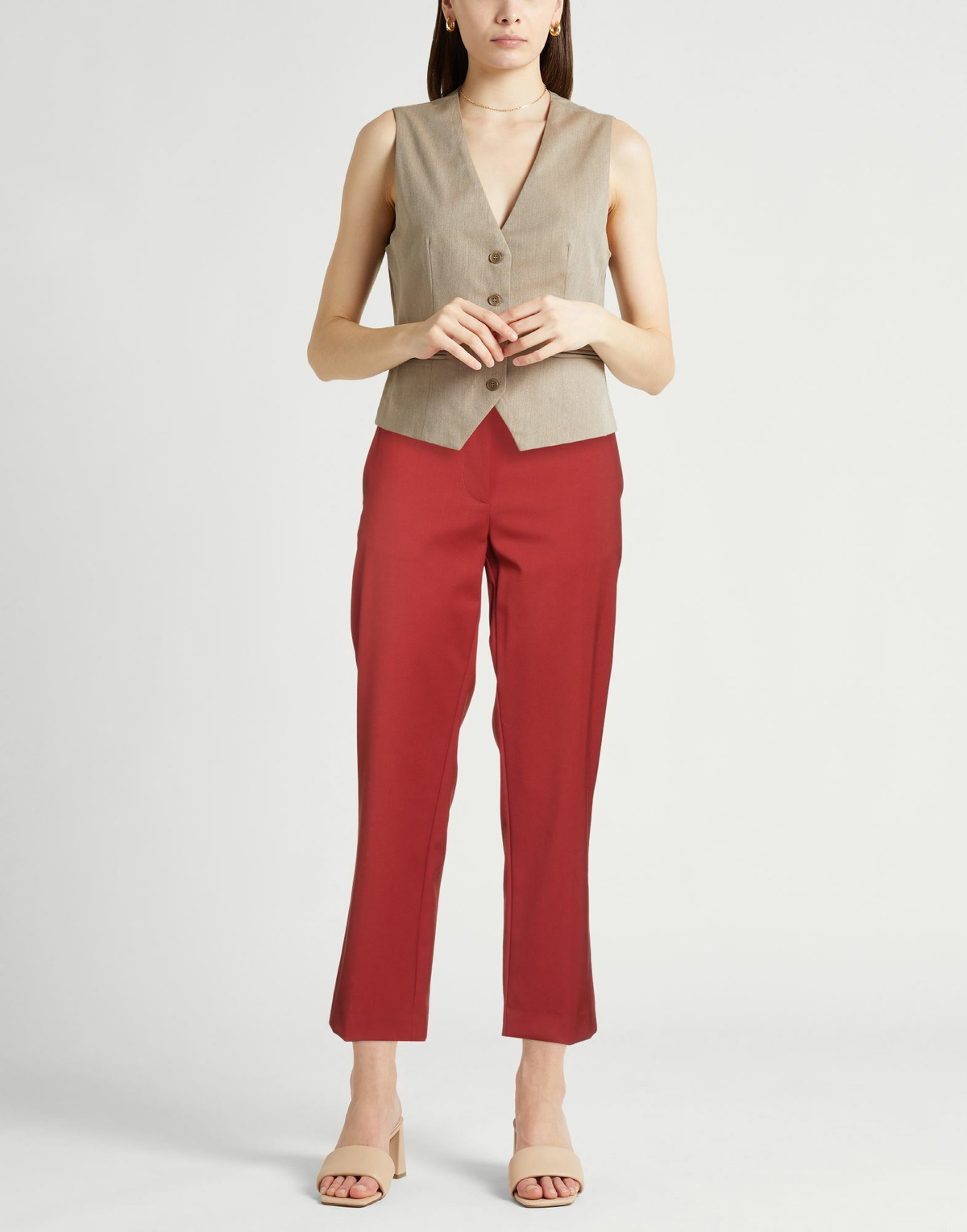 Jucca Womens Pants Rust