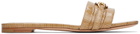TOM FORD Beige Whitney Slides