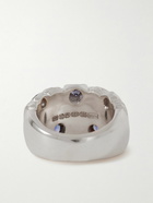 Bleue Burnham - Plants Share Everything Sterling Silver Sapphire Ring - Silver