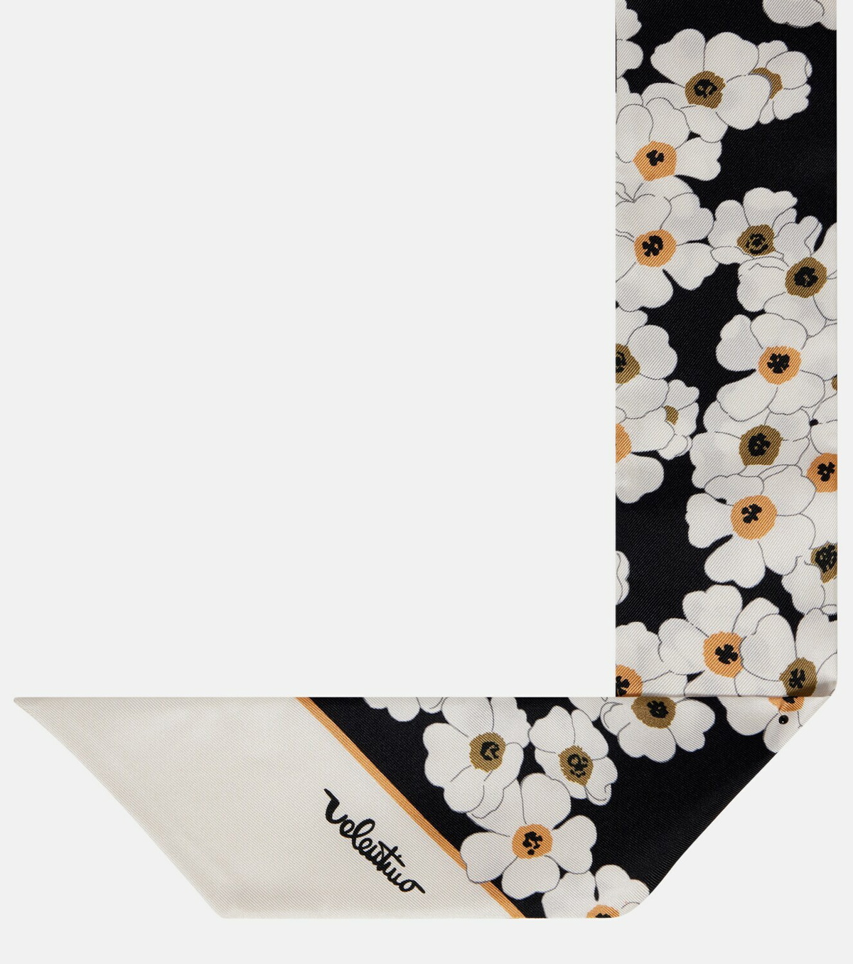 Valentino Apres L'Hiver floral silk scarf