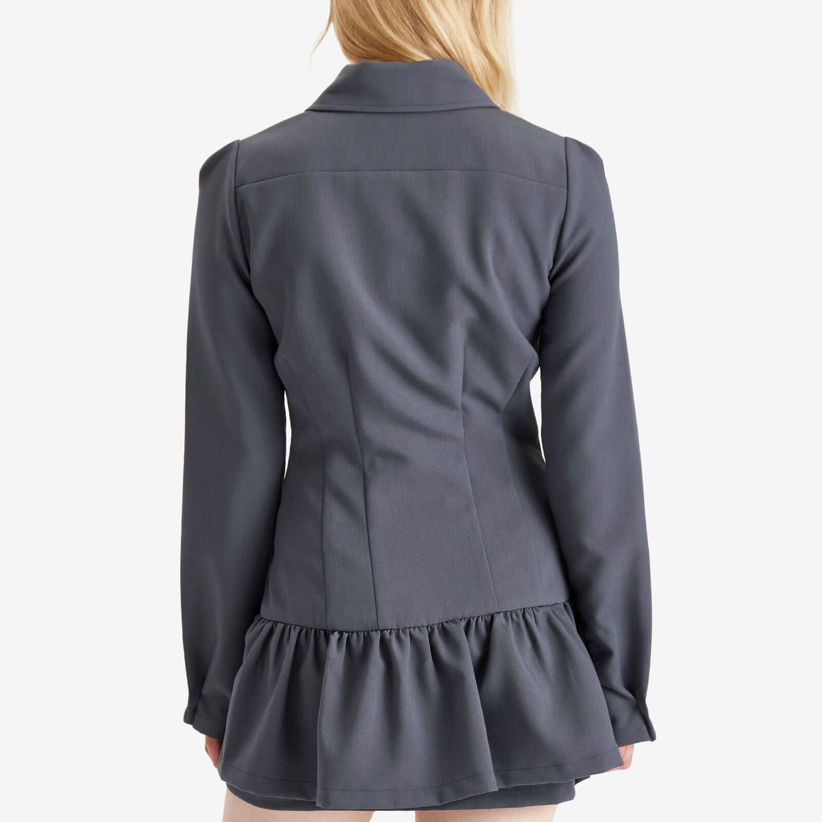 Peachy Den Women's Romy Mini Dress in Grey
