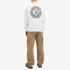 Good Morning Tapes Men's Spiral Logo Long Sleeve T-Shirt in White