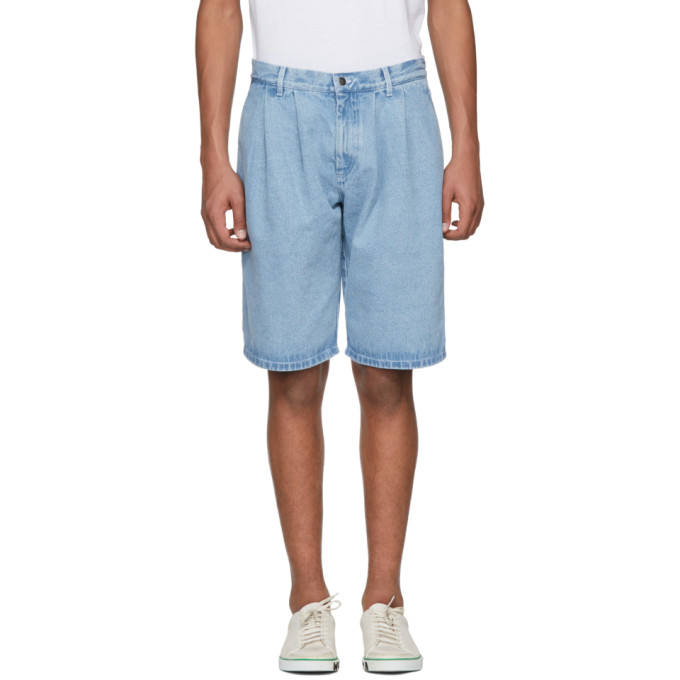 Gosha Rubchinskiy Blue Large Denim Shorts Gosha Rubchinskiy