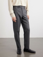 Lardini - Straight-Leg Wool Suit Trousers - Gray