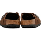 Birkenstock Brown Regular Boston Soft Footbed Loafers