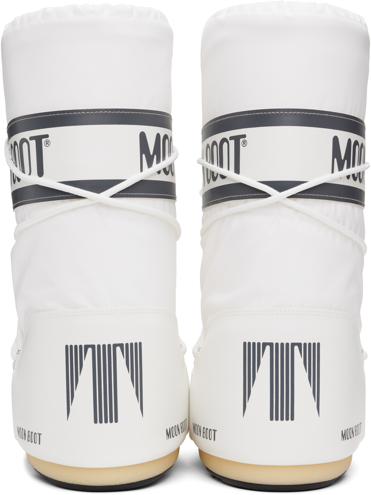 Moon Boot White Icon Nylon Tall Boots