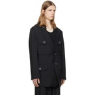Y-3 Black Sport Uniform Chore Jacket