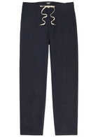 Paige Tiano Woven Trousers Navy