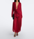 Christopher Esber Ripple draped jersey top