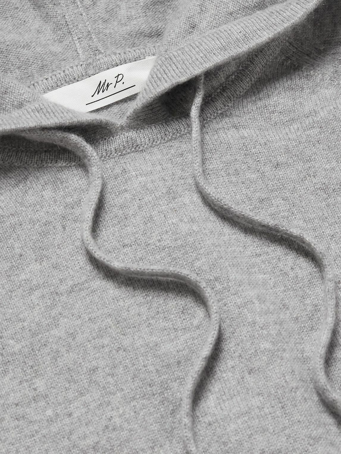 Mr P. - Mitchell Cashmere Hoodie - Gray