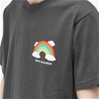 Bianca Chandon Men's Cloudy Rainbow T-Shirt in Vintage Blue