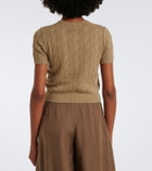 Ralph Lauren Collection Cable-knit cashmere sweater