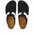 Birkenstock 1774 Boston in Black/Antique White