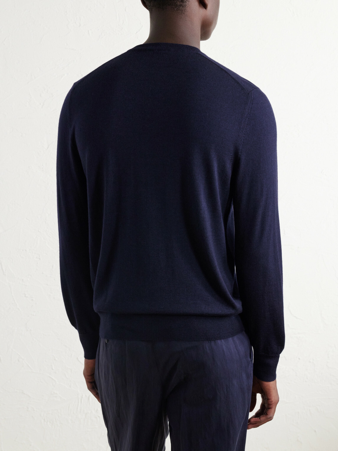Saman Amel - Cashmere and Silk-Blend Sweater - Blue
