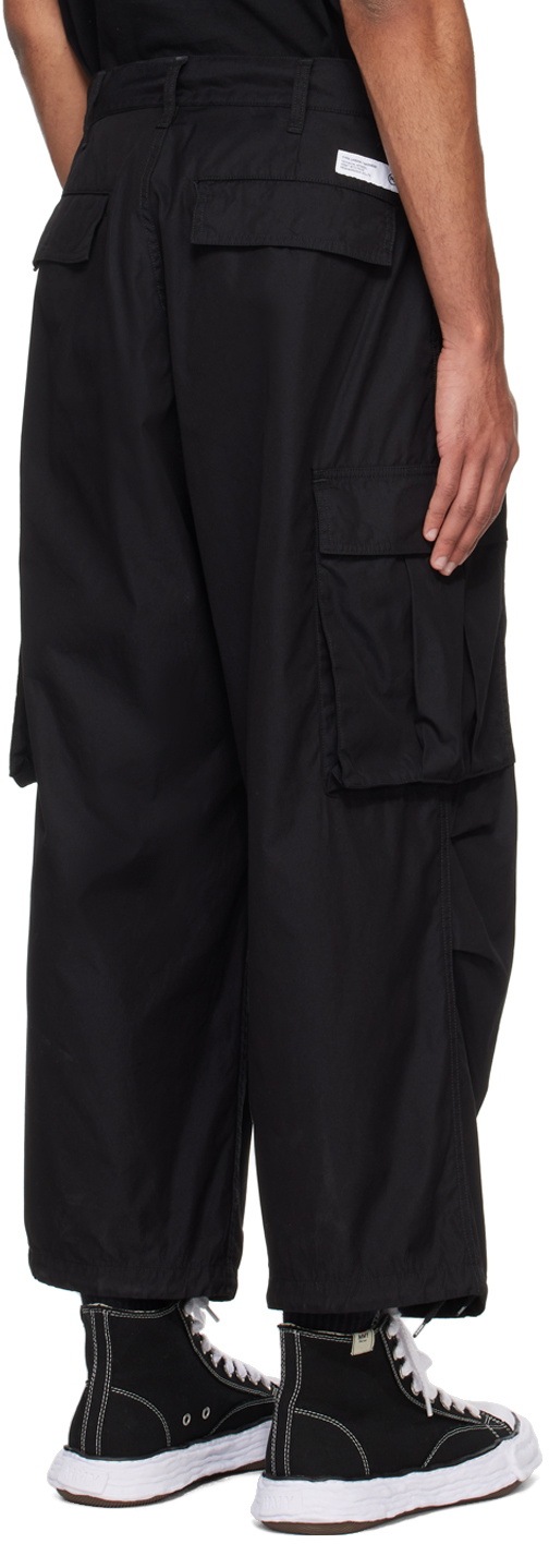 Neighborhood Black Wide Cargo Pants Neighborhood