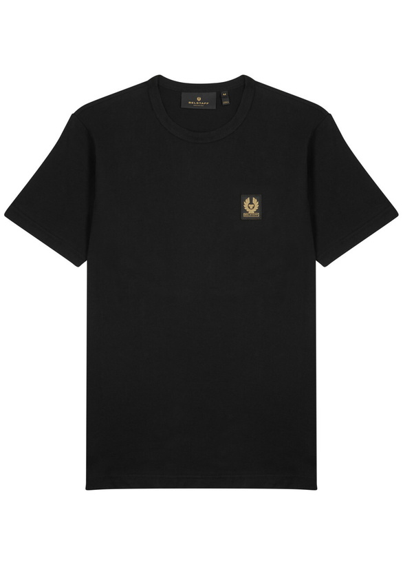 Photo: Belstaff Logo Cotton T-shirt Black