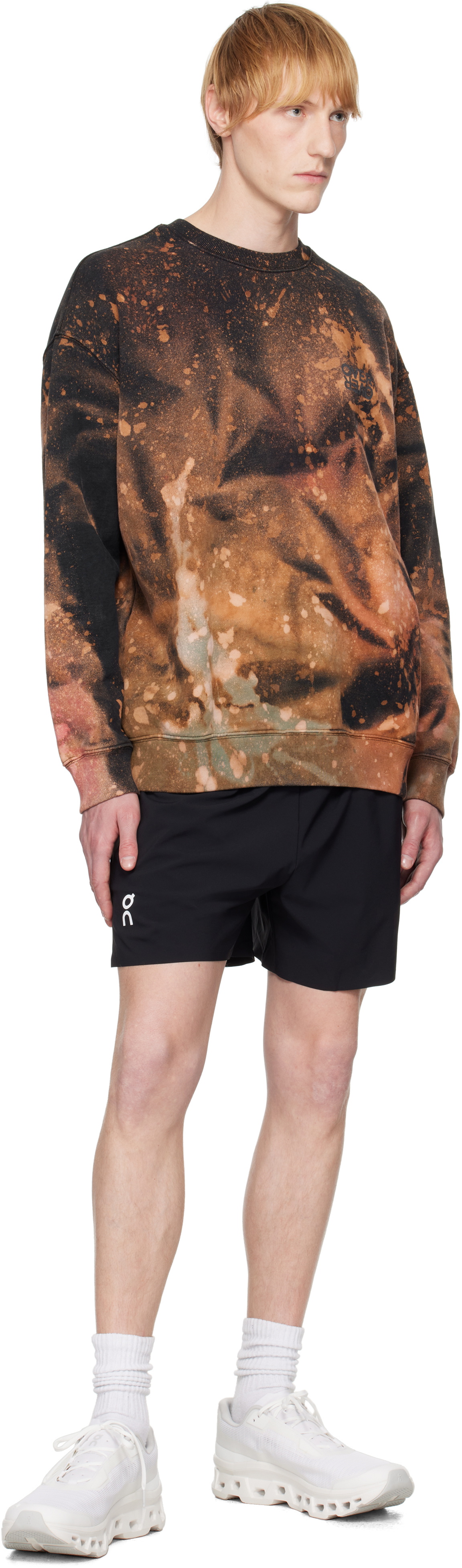 OVER OVER Black & Orange Easy Sweatshirt
