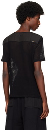 Olly Shinder Black Net T-Shirt