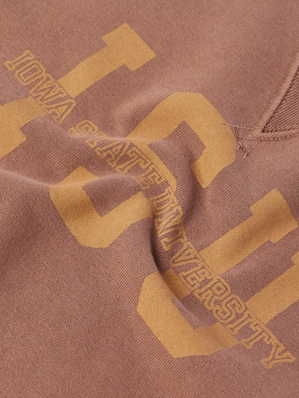 Remi Relief - Isu Distressed Printed Cotton-Jersey Sweatshirt - Brown