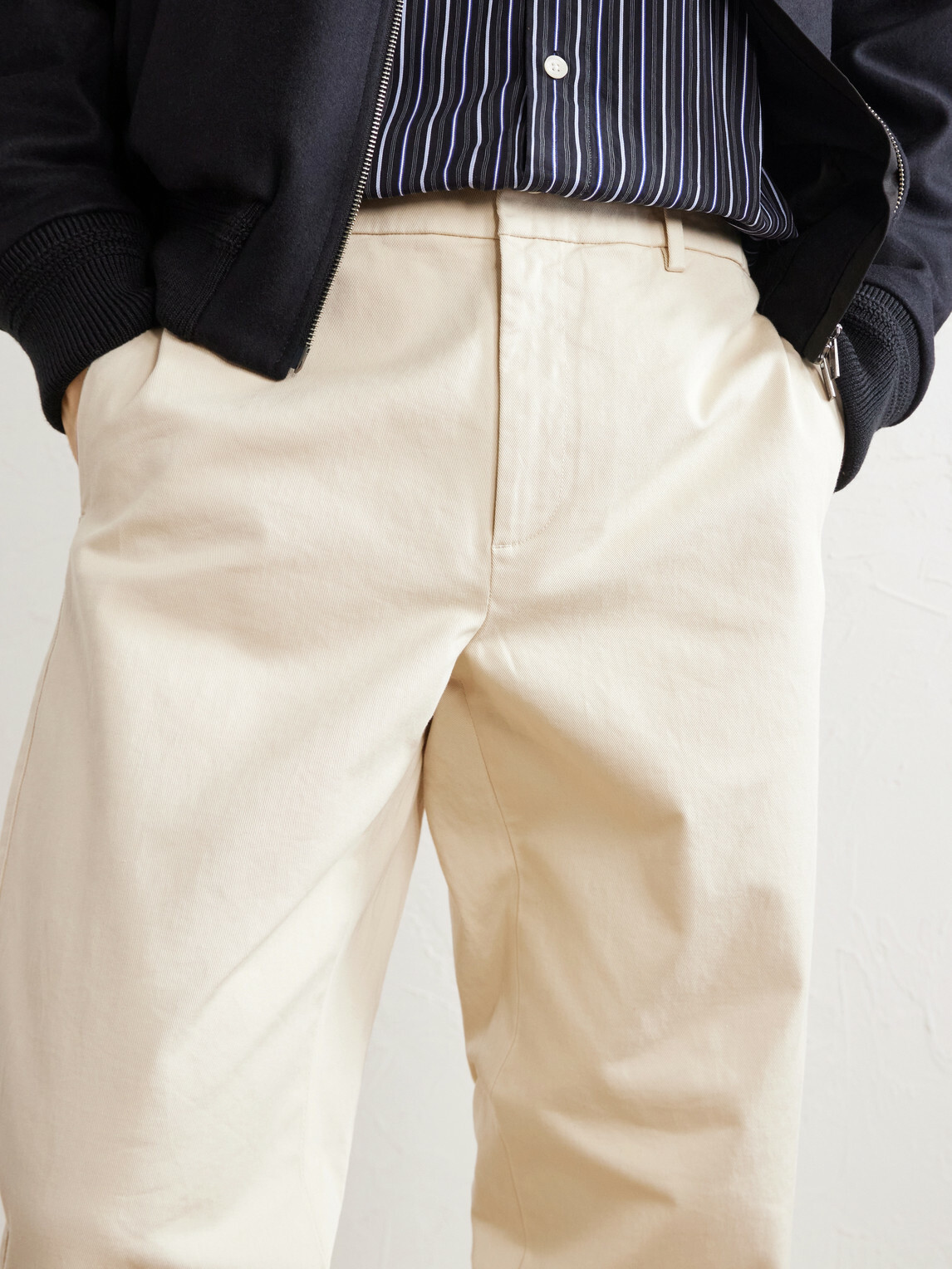 Barena - Wide-Leg Cotton-Blend Gabardine Trousers - Neutrals