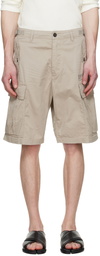 Dsquared2 Beige Light Cotton Utility Kawaii Shorts