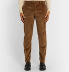 SALLE PRIVÉE - Gehry Slim-Fit Cotton-Corduroy Suit Trousers - Brown